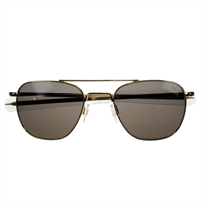 楽天市場】American Optical Original Pilot GOLD（52mm） GRAY（GLASS