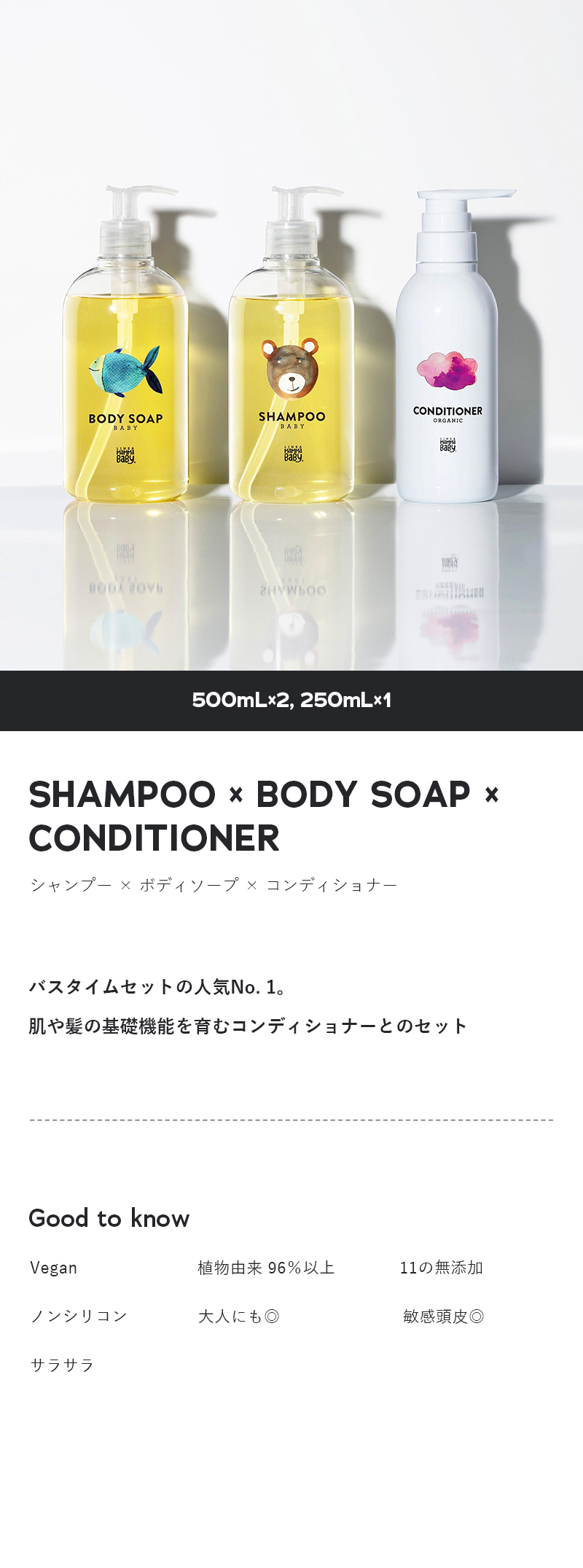 楽天市場】ママベビー ボディーソープ ベビーシャンプー