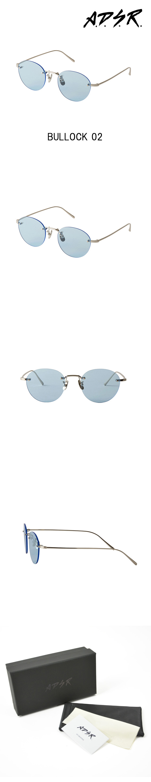 楽天市場】A.D.S.R. サングラス BULLOCK 02(c) アイウェア エーディー