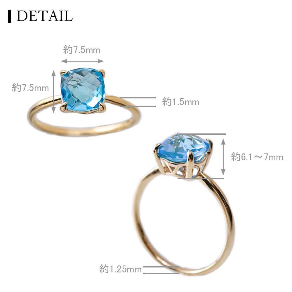 conoa コノア K10 天然石 リング 7.5〜8号 conoa コノア K10 天然石