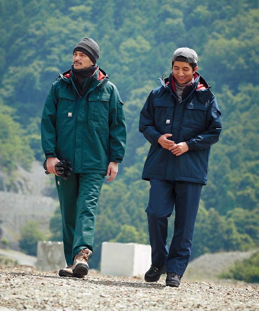 楽天市場】平日14時まで当日出荷 即納 防寒 作業着 作業服 アウター 上