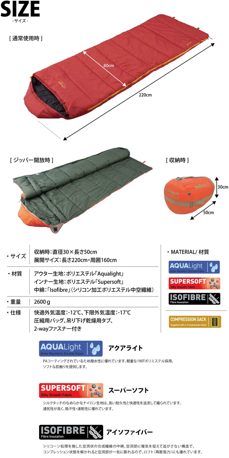 楽天市場】寝袋 Snugpak スナグパック スリーパー エクスペディション
