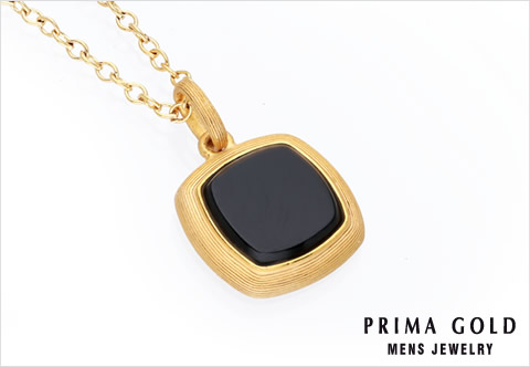 楽天市場】純金 メンズ ブラックオニキス ペンダント ネックレス紐