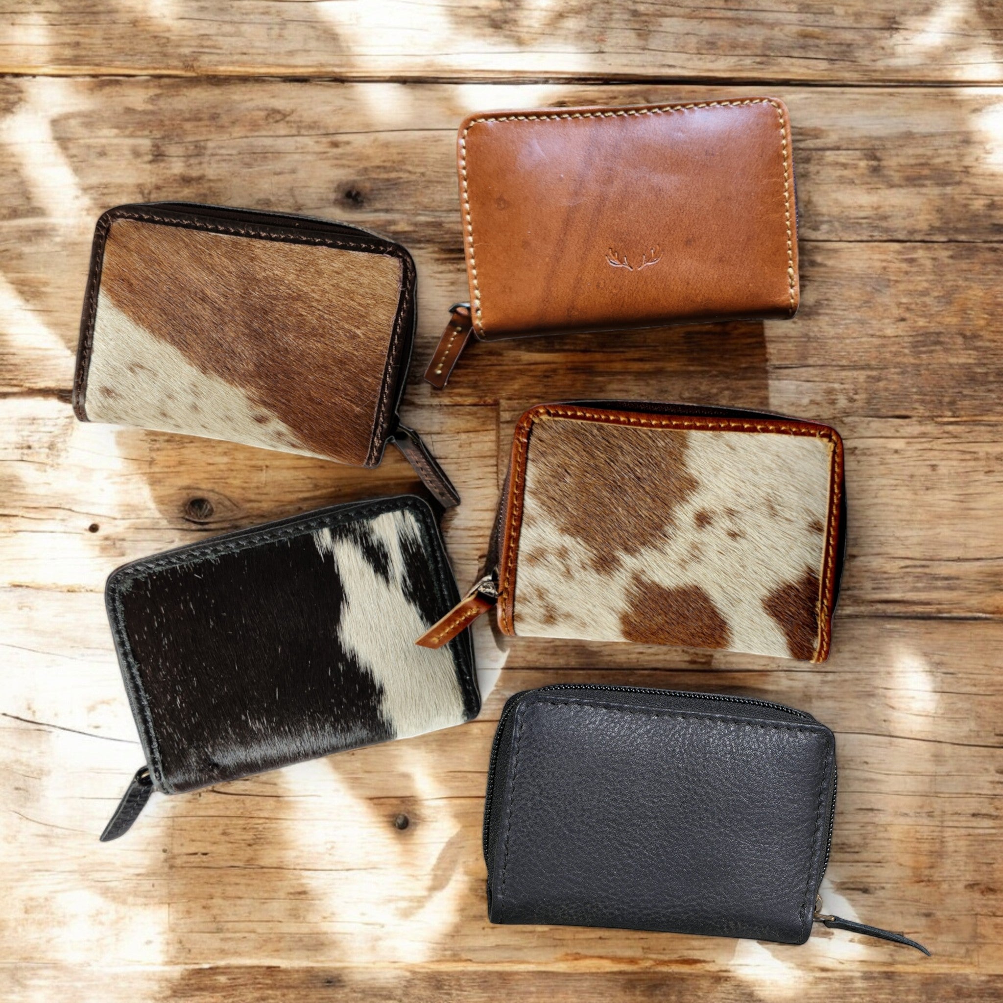 Highlands Cowhide Wallet: Small Leather Credit Card Holder