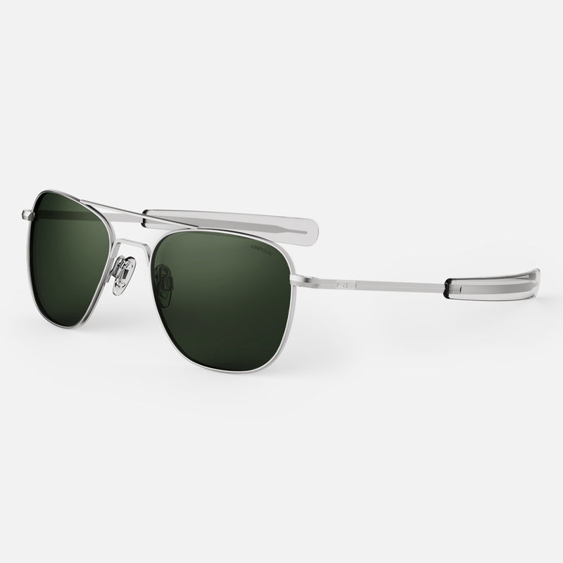 Aviator Matte Chrome & AGX Sunglasses | Randolph USA