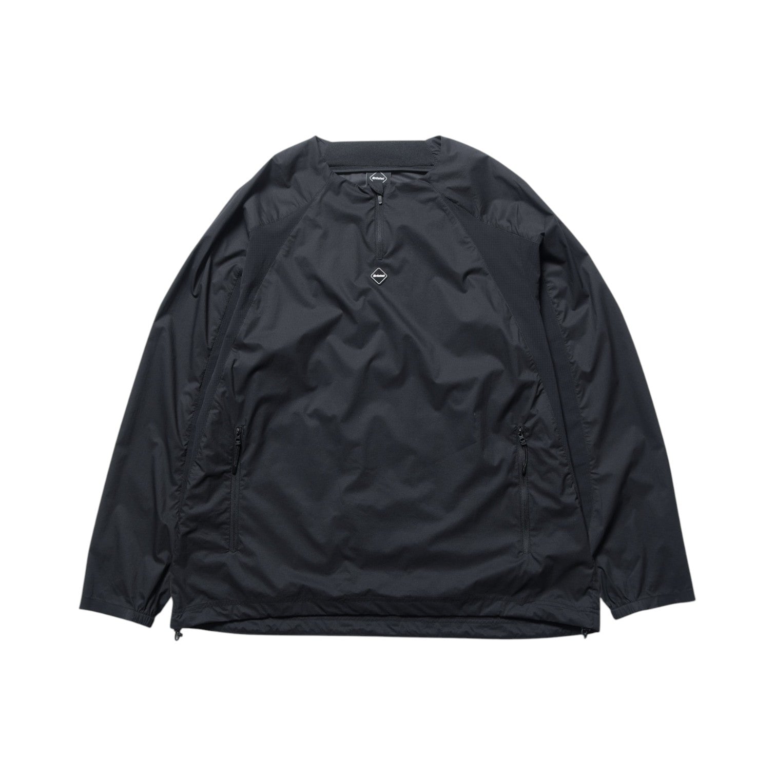 F.C.Real Bristol]ULTRA LIGHT WEIGHT HALF ZIP PISTE/BLACK(FCRB