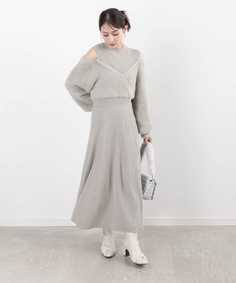SALE】フェザードッキングニットワンピースRANDA公式サイト