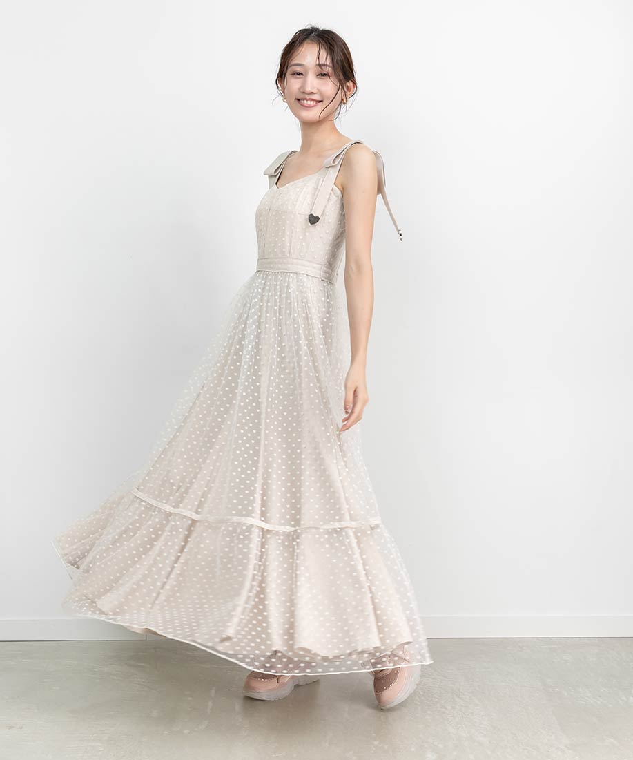 HEART COLLECTION】ハートチュールロングワンピースRANDA公式サイト