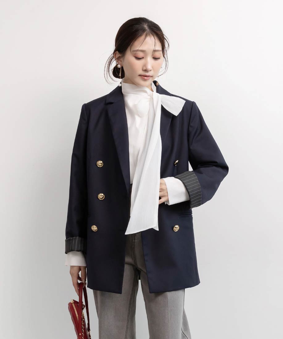 SALE】ダブルブレストテーラードジャケットRANDA公式サイト