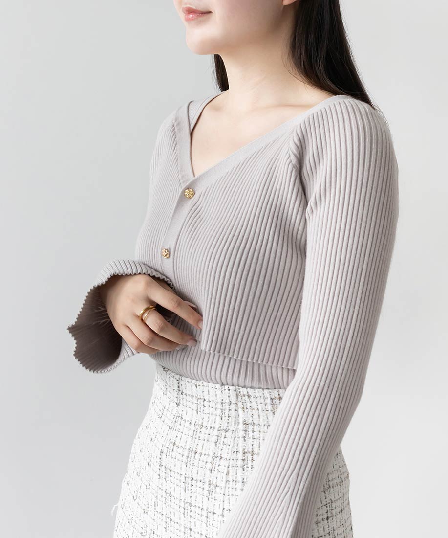 SALE】クロップド丈ニットアンサンブルRANDA公式サイト