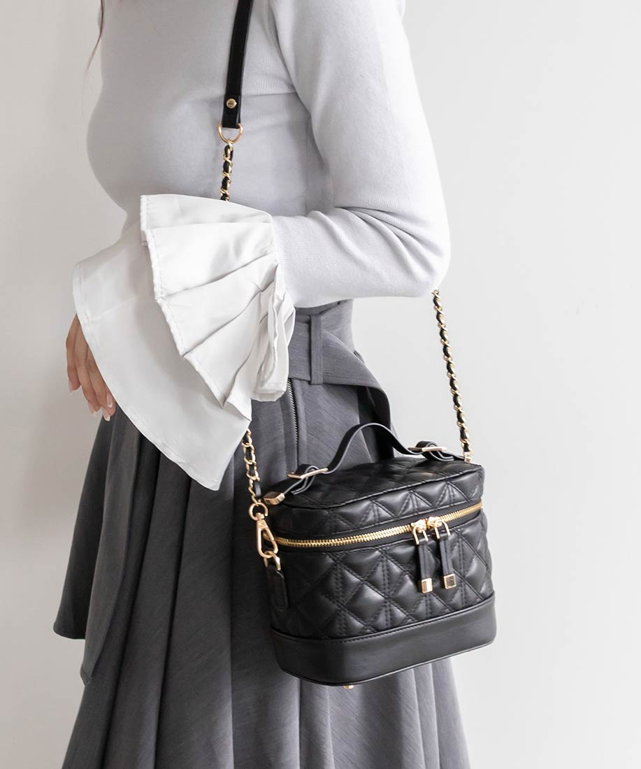 キルティング2WAYバニティバッグ｜RANDA公式サイト