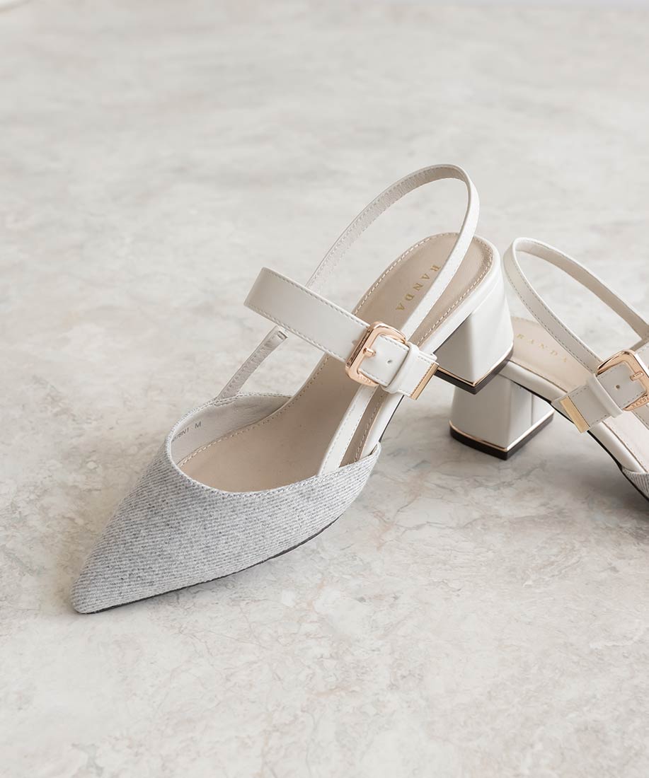 ゴールドパーツバックストラップパンプスRANDA公式サイト