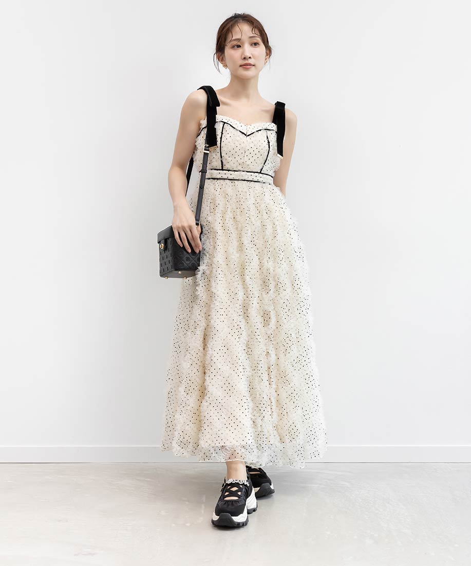 ドットチュールデザインワンピースRANDA公式サイト
