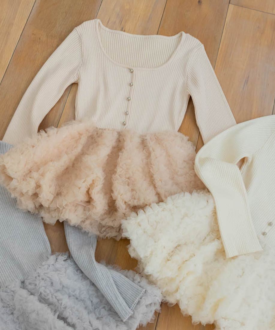 デザインチュールペプラムリブニットRANDA公式サイト