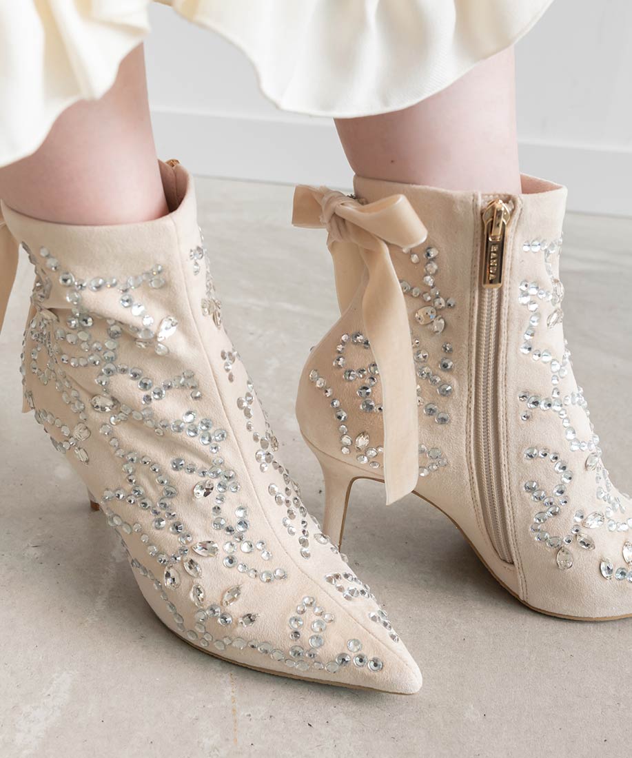 SALE】ビジュー×リボン 2WAYショートブーツRANDA公式サイト