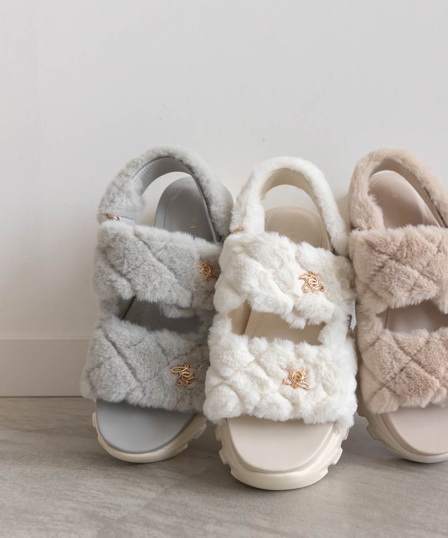 キルティングファースポーツサンダルRANDA公式サイト