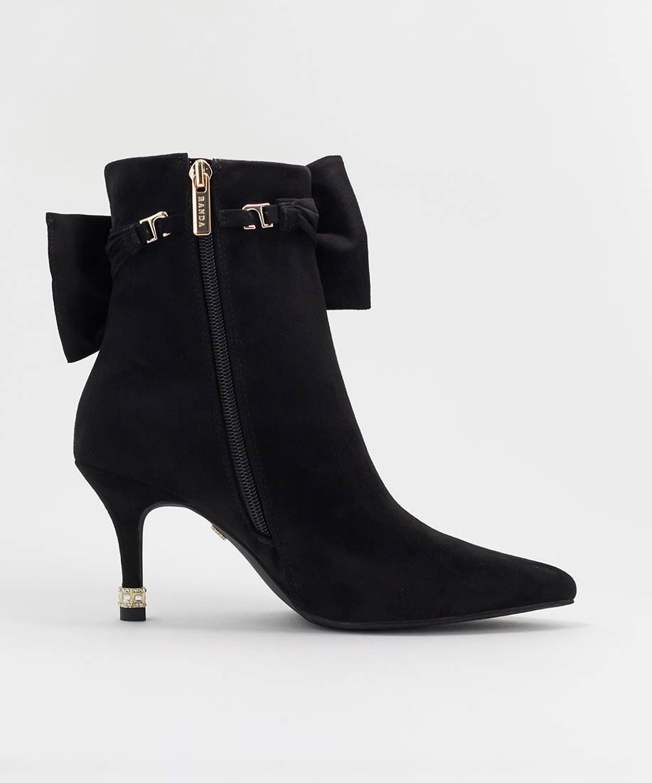 SALE】【Holiday Collection】2WAY ビジュー×リボン ショートブーツ