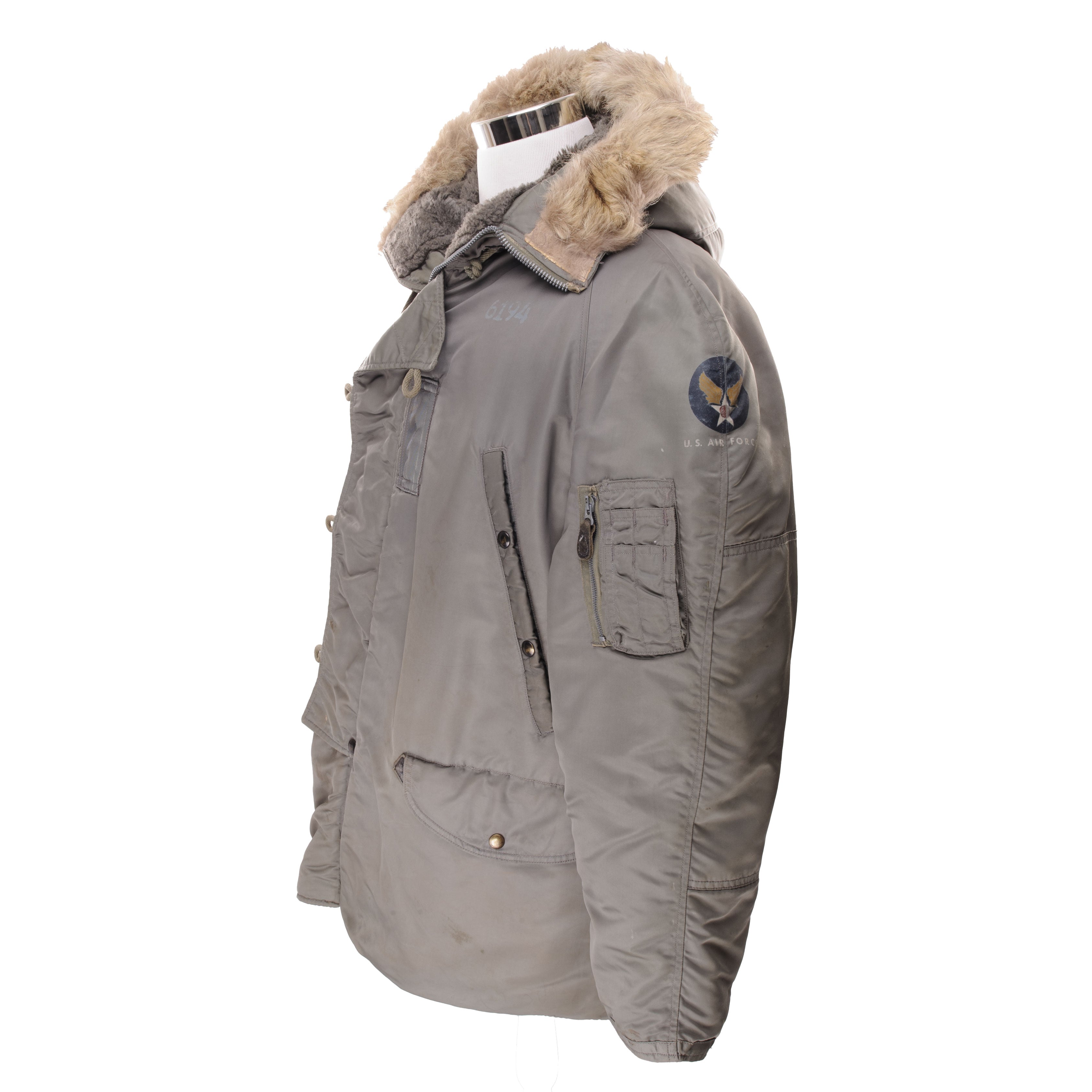 VINTAGE USAF US AIR FORCE PARKA AIRCREW JACKET TYPE N3B EARLY