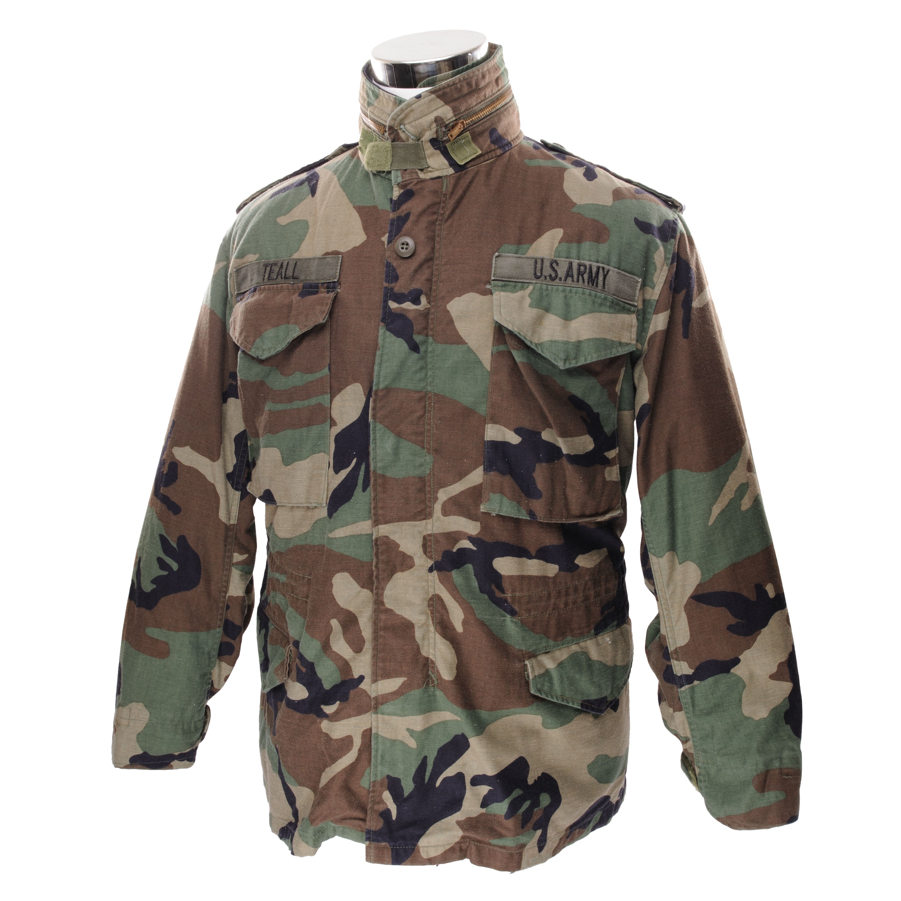 ヴィンテージ 米軍 M-1965 M65 ウッドランド カモ フィールド