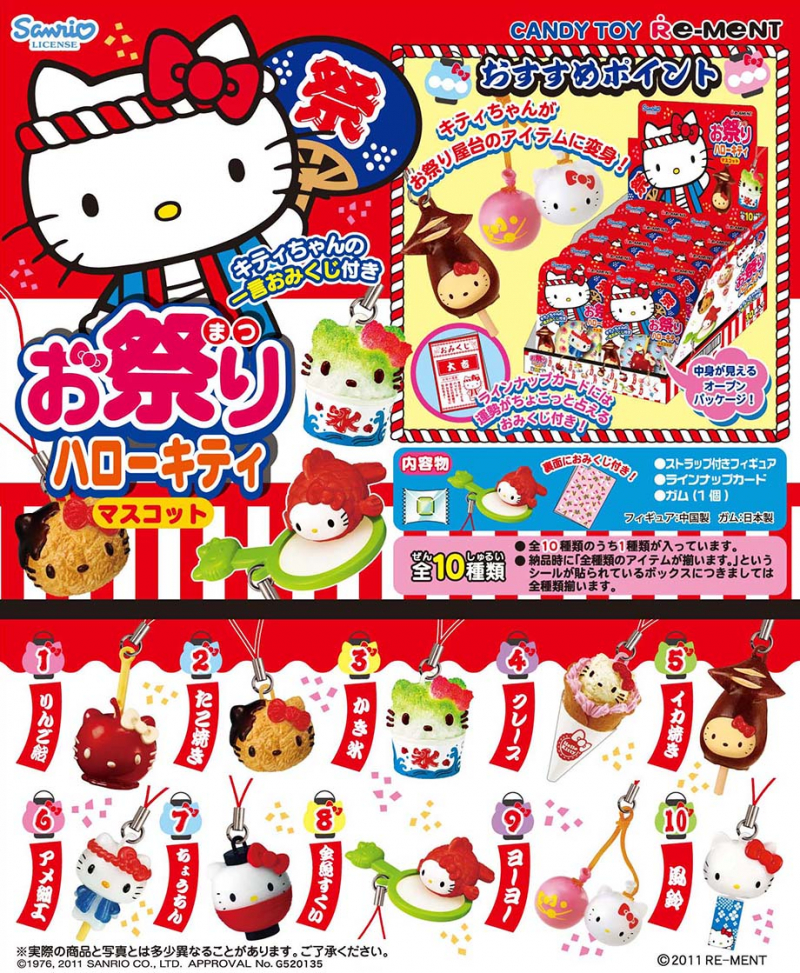 お祭りハローキティマスコット：商品案内 | 株式会社リーメント