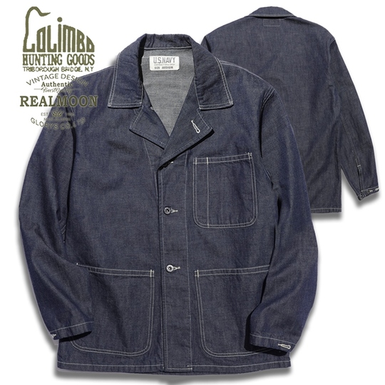 COLIMBO ワークジャケット No.ZZ0163 デニム・プレーン 