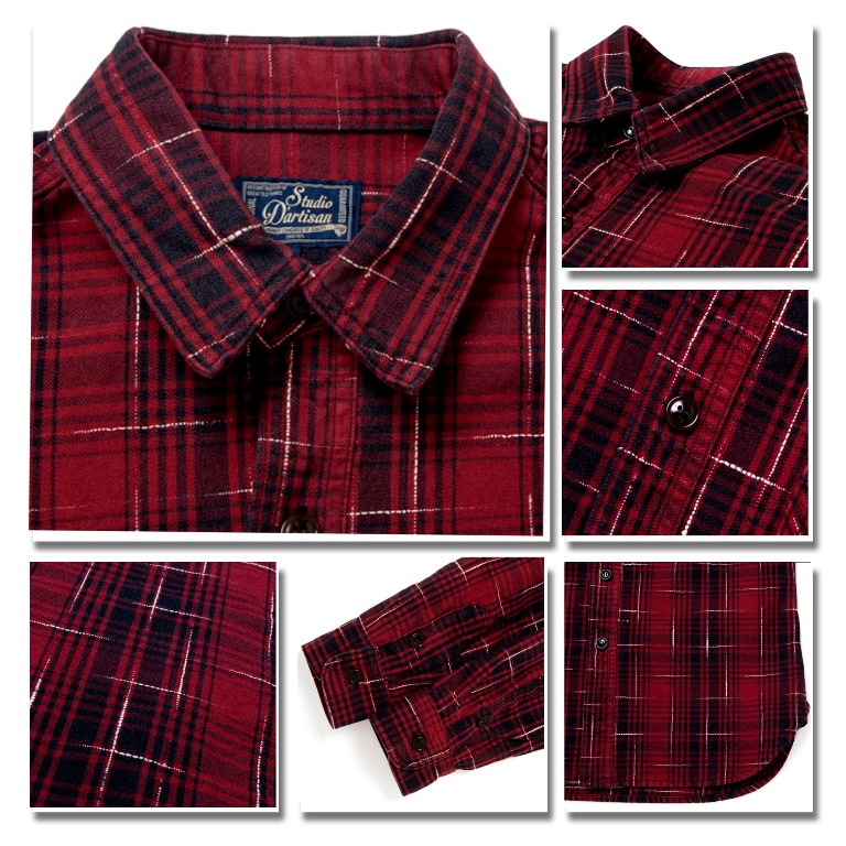 STUDIO D'ARTISAN チェックシャツ No.SDS-5698 