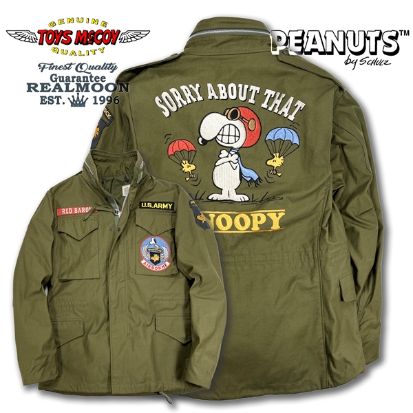 TOYS McCOY × SNOOPY M-65 No.TMJ2426 MAN'S,FIELD W/HOOD 