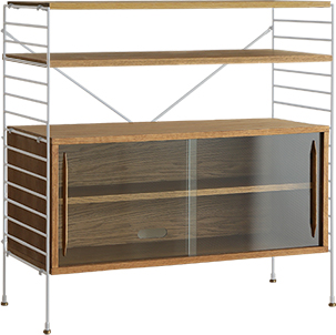 R.U.S 基本セット通常- 高さ91cm×幅92cm（ガラスキャビネット） ｜家具