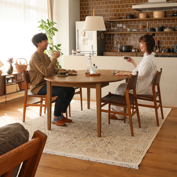 伸長式ダイニングテーブル folk／BR ｜家具・インテリア通販 Re:CENO