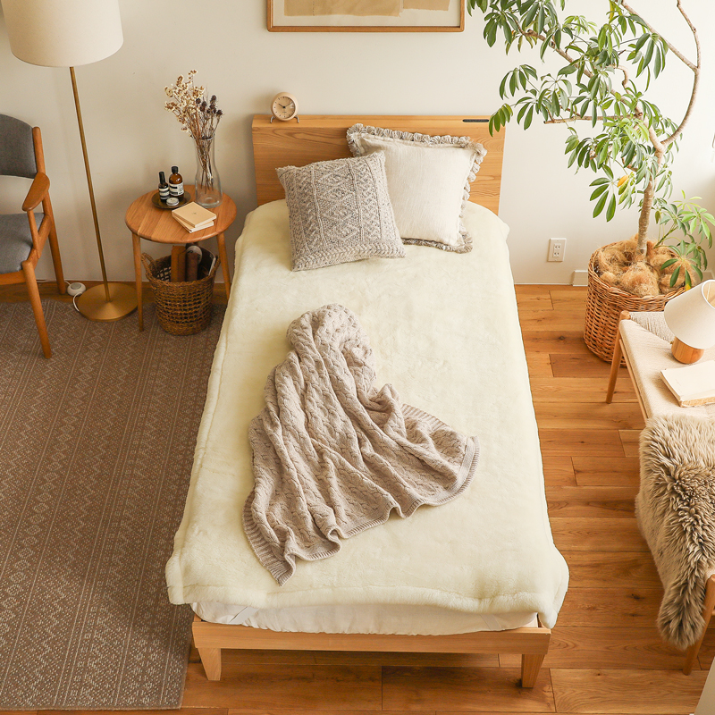 洗える メリノウール 敷き毛布 LOOM＆SPOOL SERENE ｜家具・インテリア