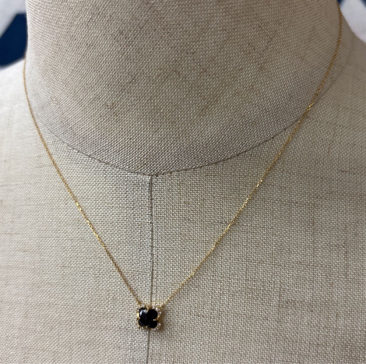 k18 ヴァンドーム青山 ブラックカルセドニー ネックレス を買取させて