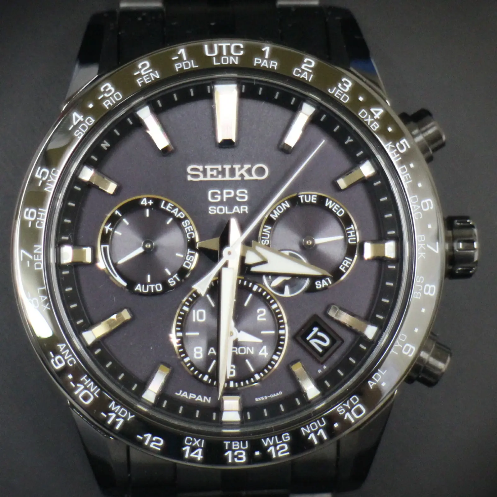 SEIKO セイコー アストロン 5X53-0AB0 チタン ブラック ソーラーGPS