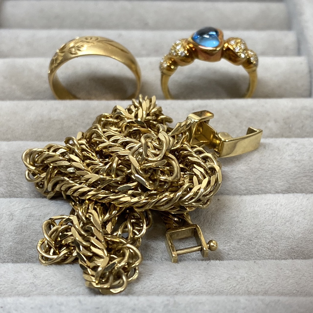 貴金属】K18 喜平 ネックレス リング 指輪 買取価格をご紹介します