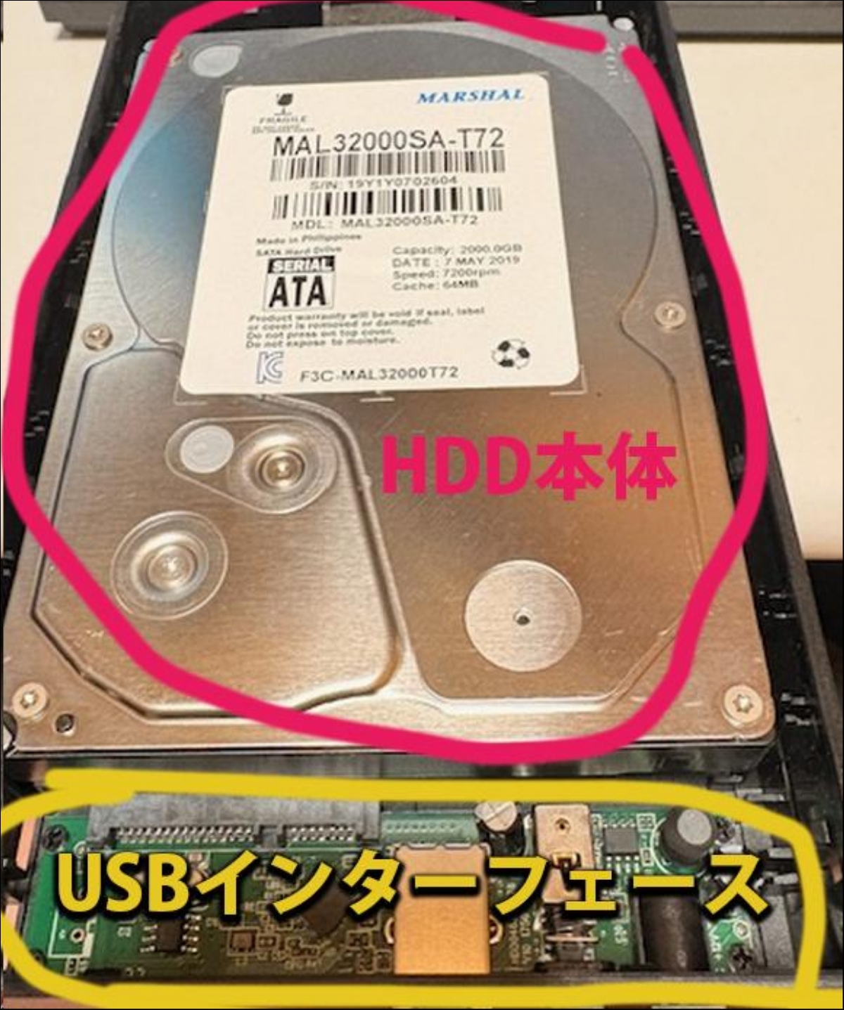 USB外付けハードディスクが壊れすぎるけどだいたい直結で使えるように