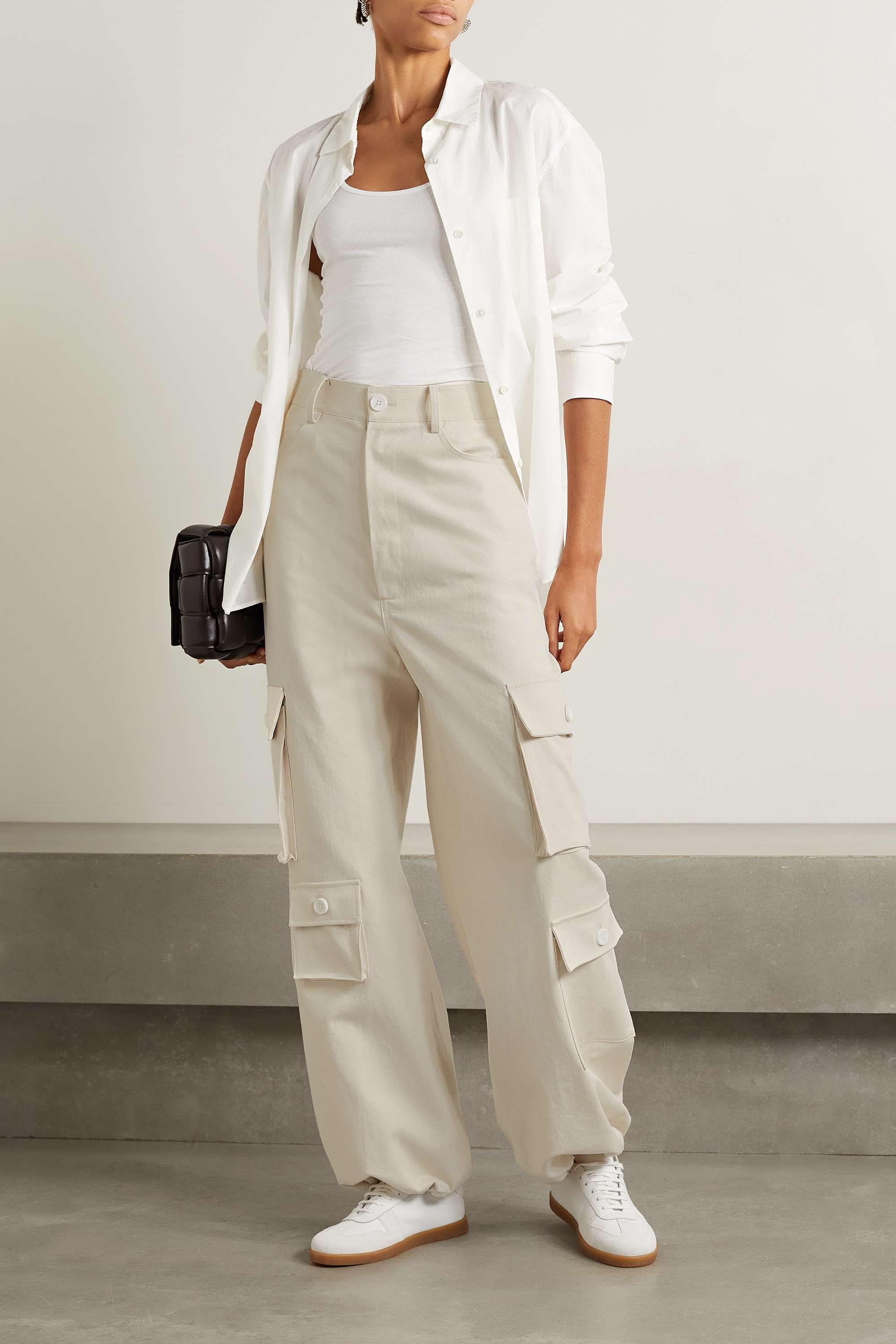 Frankie Shop + Hailey cotton-twill cargo pants