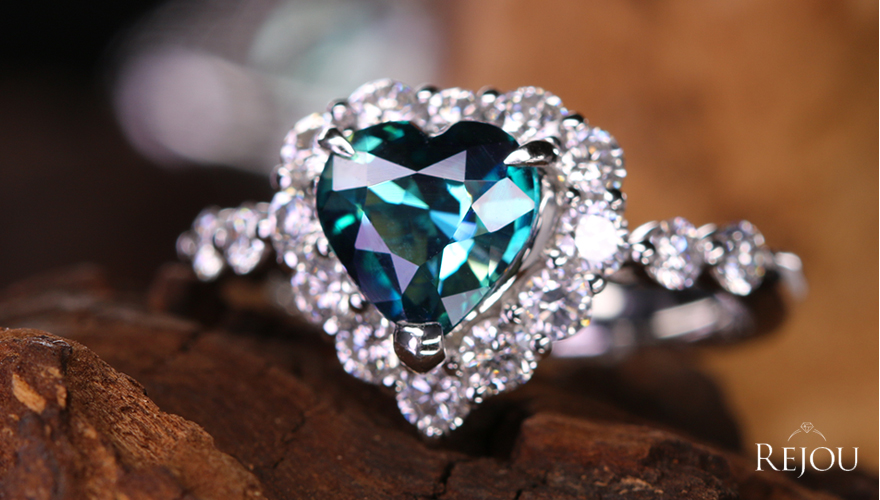 マダカスカル産グランディディエライト(ハートシェイプ) 1.54ct