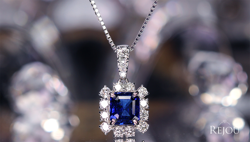 スリランカ産ブルーサファイア 1.0ct ダイヤモンド 0.4ct プラチナ