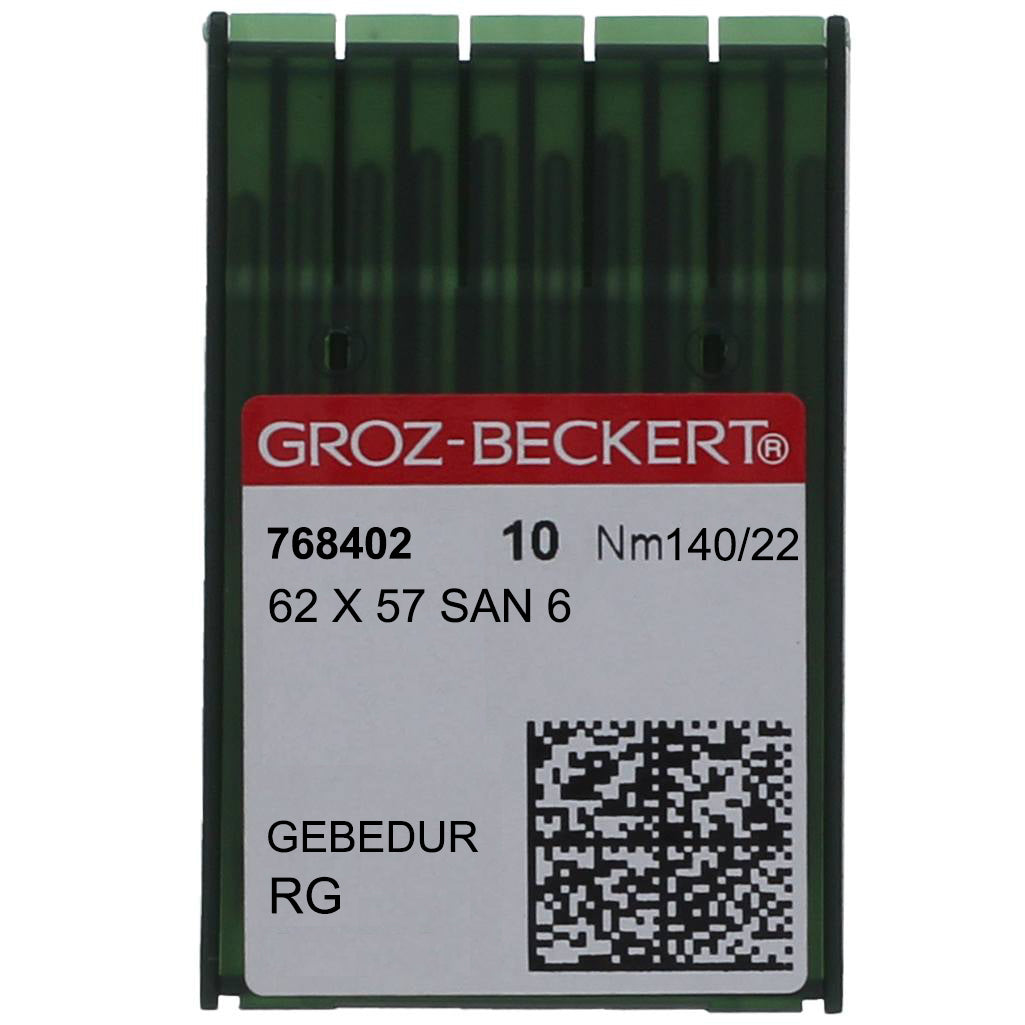 62 x 57 SAN6 Groz-Beckert® Sewing Machine Needle, 10 x 10 Pack