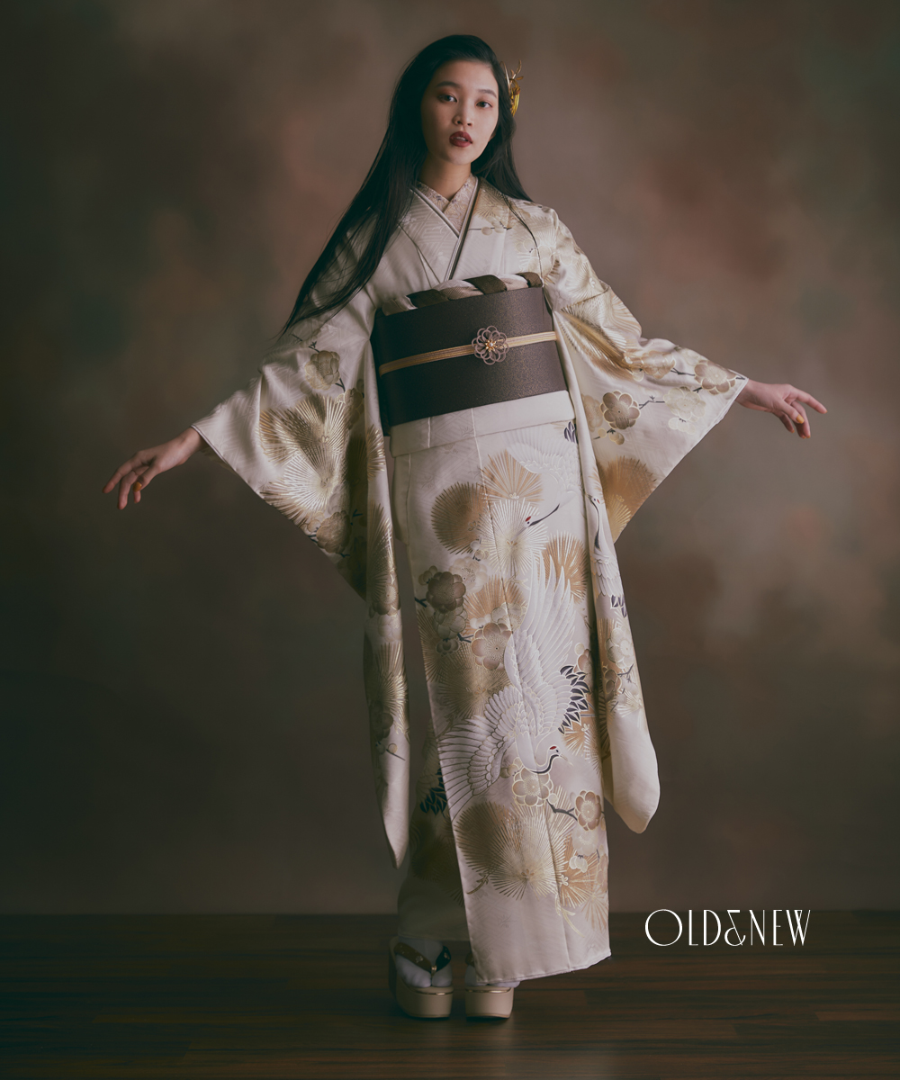 成人式/参列/振袖】美しき舞鶴☆鶴／白金 OLD＆NEW Ⅳ / 成人式や結婚