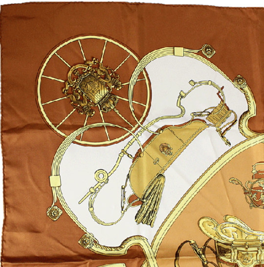 エルメス スカーフ カレ90 poret 馬 1960年代？ 日本未発売 中古・古着