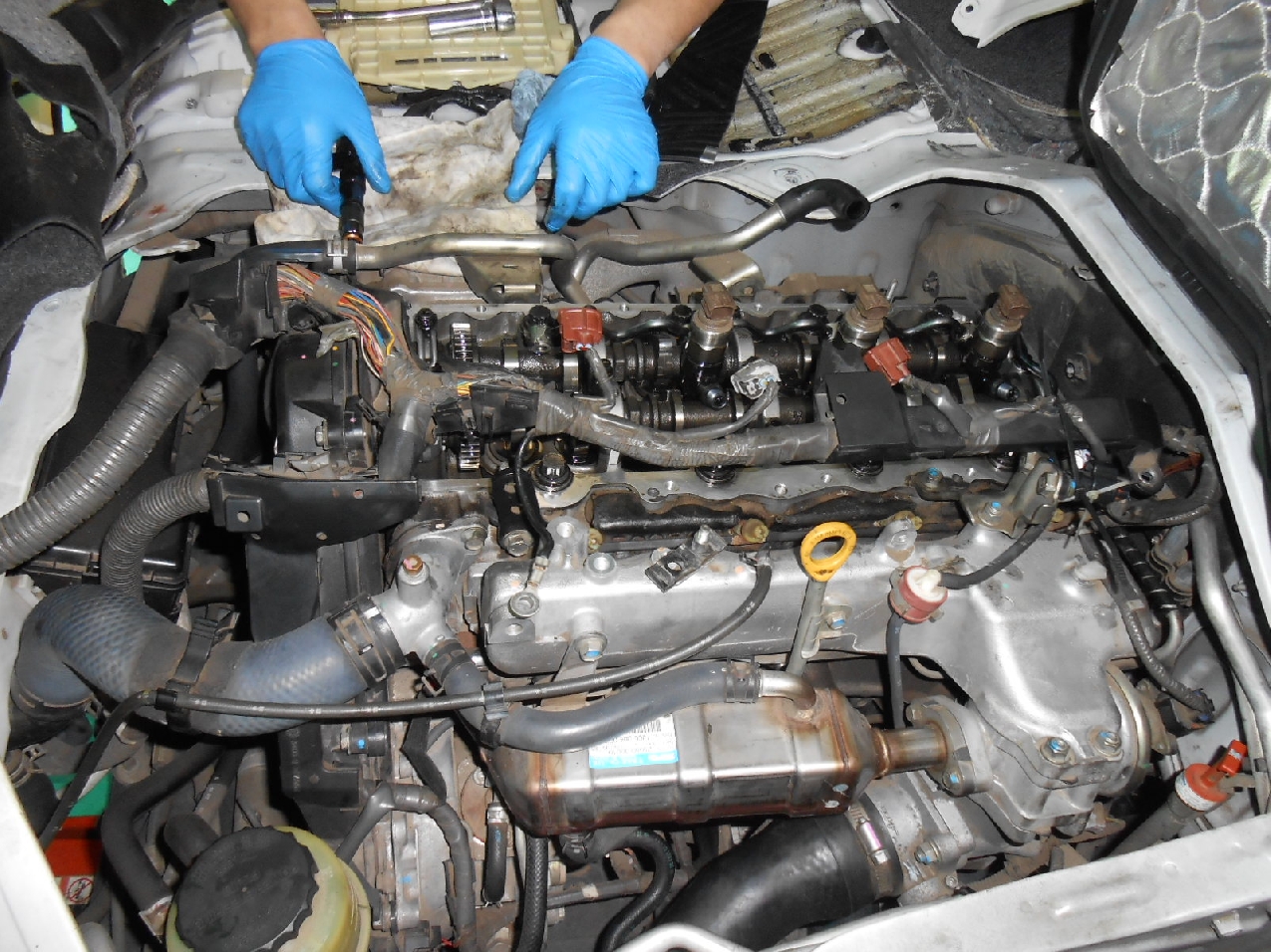 トヨタ ハイエースKDH205V ハイエース エンジン振動大 インジェクター