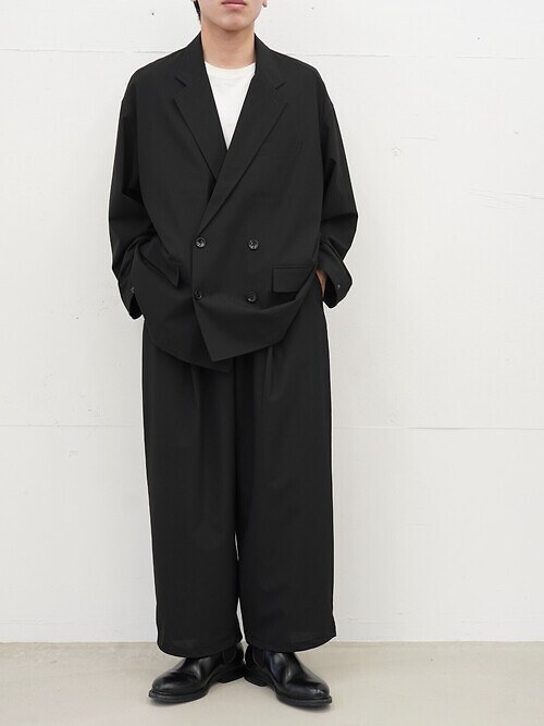 ウーリークロスワイドトラウザーズ - フレッシュサービス メンズ｜公式