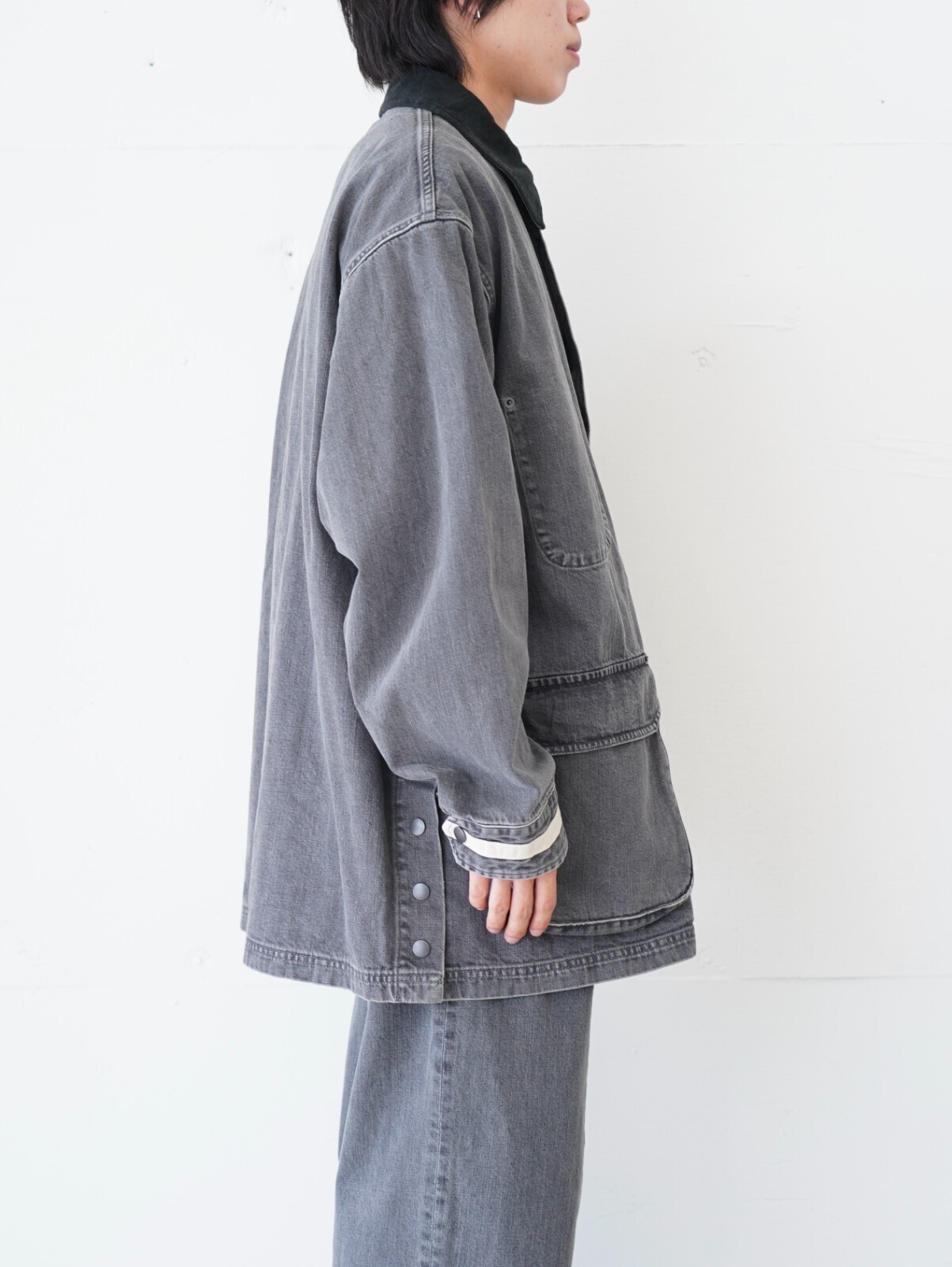 ヴィンテージデニムカバーオールハーフコート - ヨーク メンズ｜公式