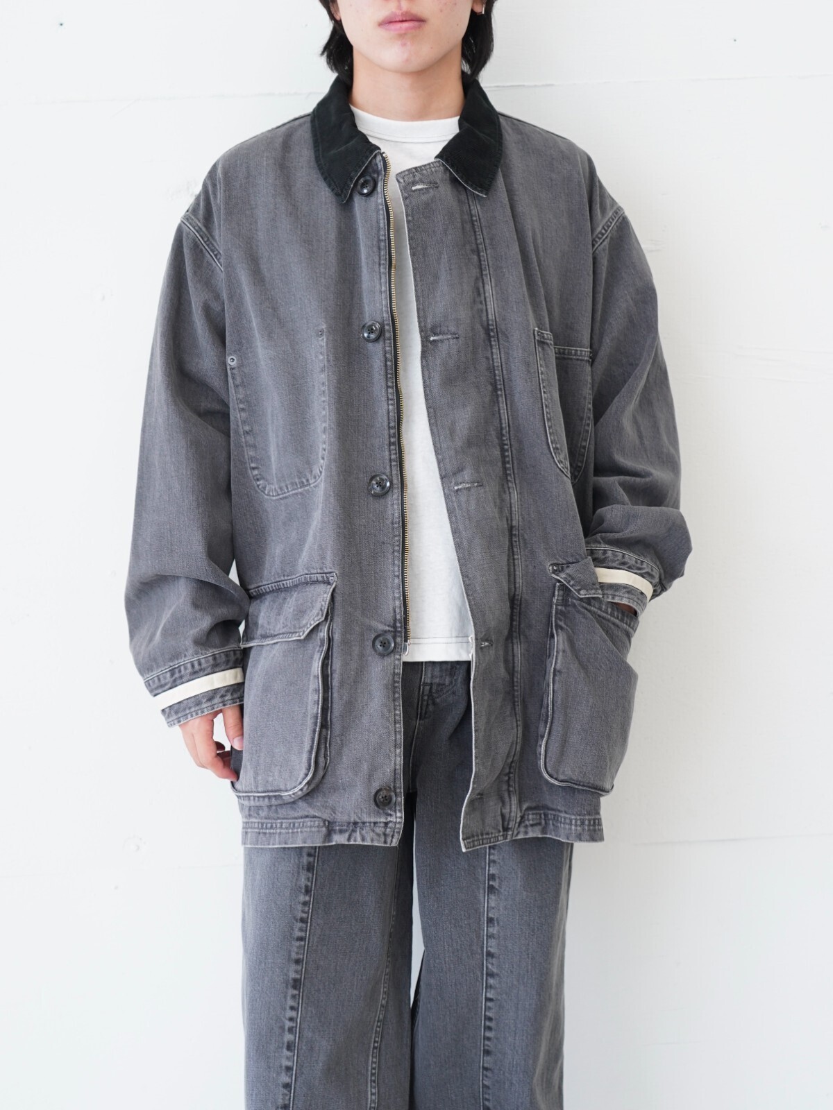 ヴィンテージデニムカバーオールハーフコート - ヨーク メンズ｜公式