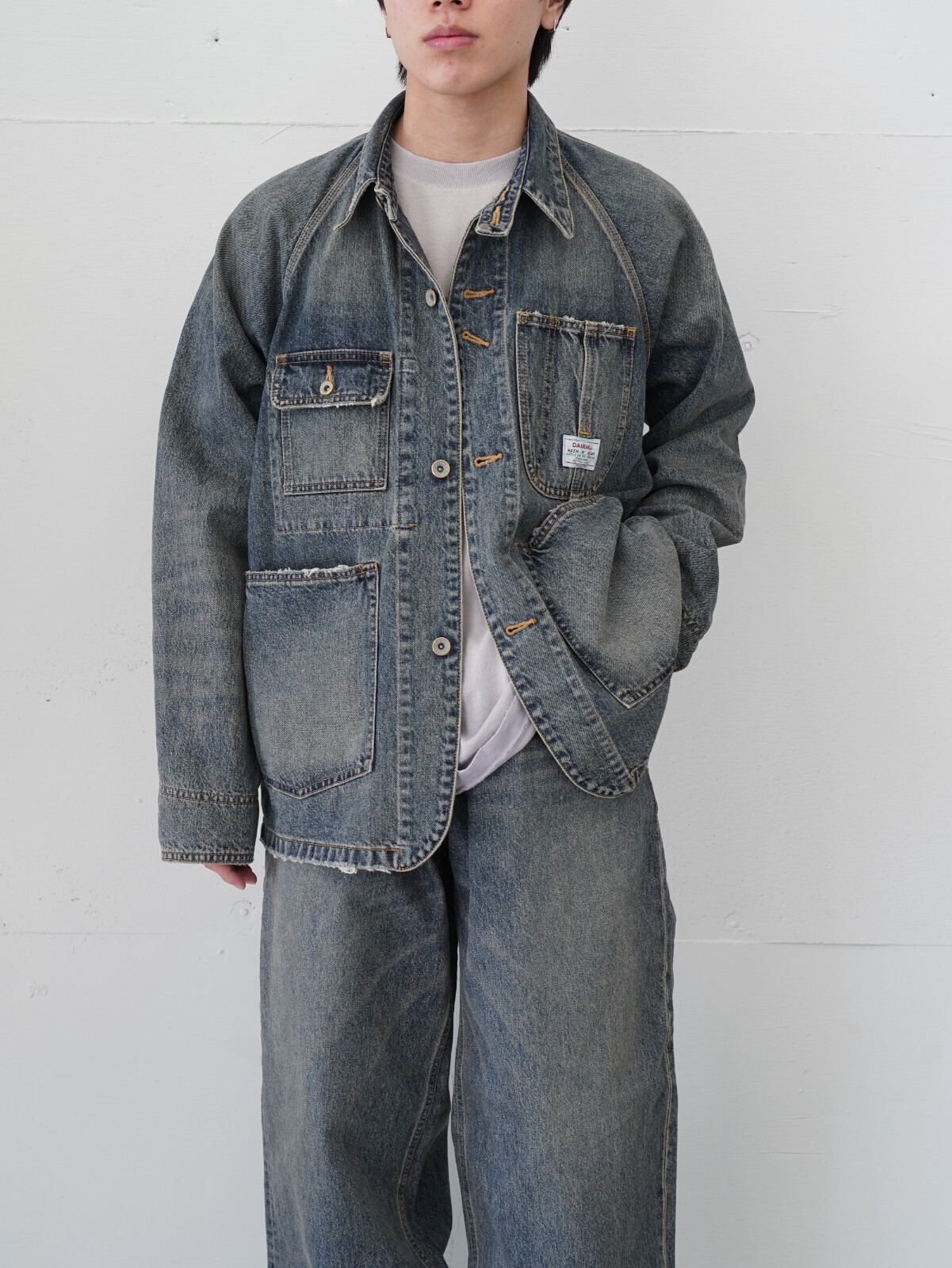 ヴィンテージウォッシュ Dスリーブカバーオール - ダイリク メンズ