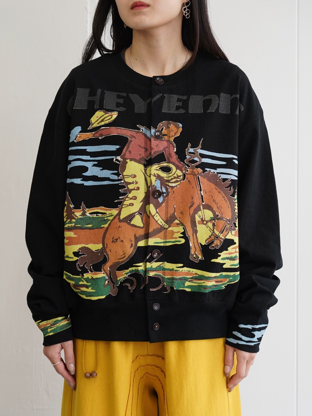 カウボーイプリントカーディガン - コッキ メンズ｜公式通販サイト