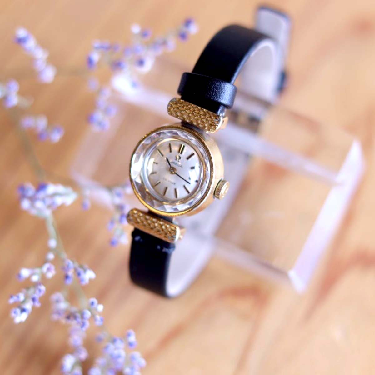 オメガ / OMEGA デビル レディース時計【56】カットガラス 手巻き