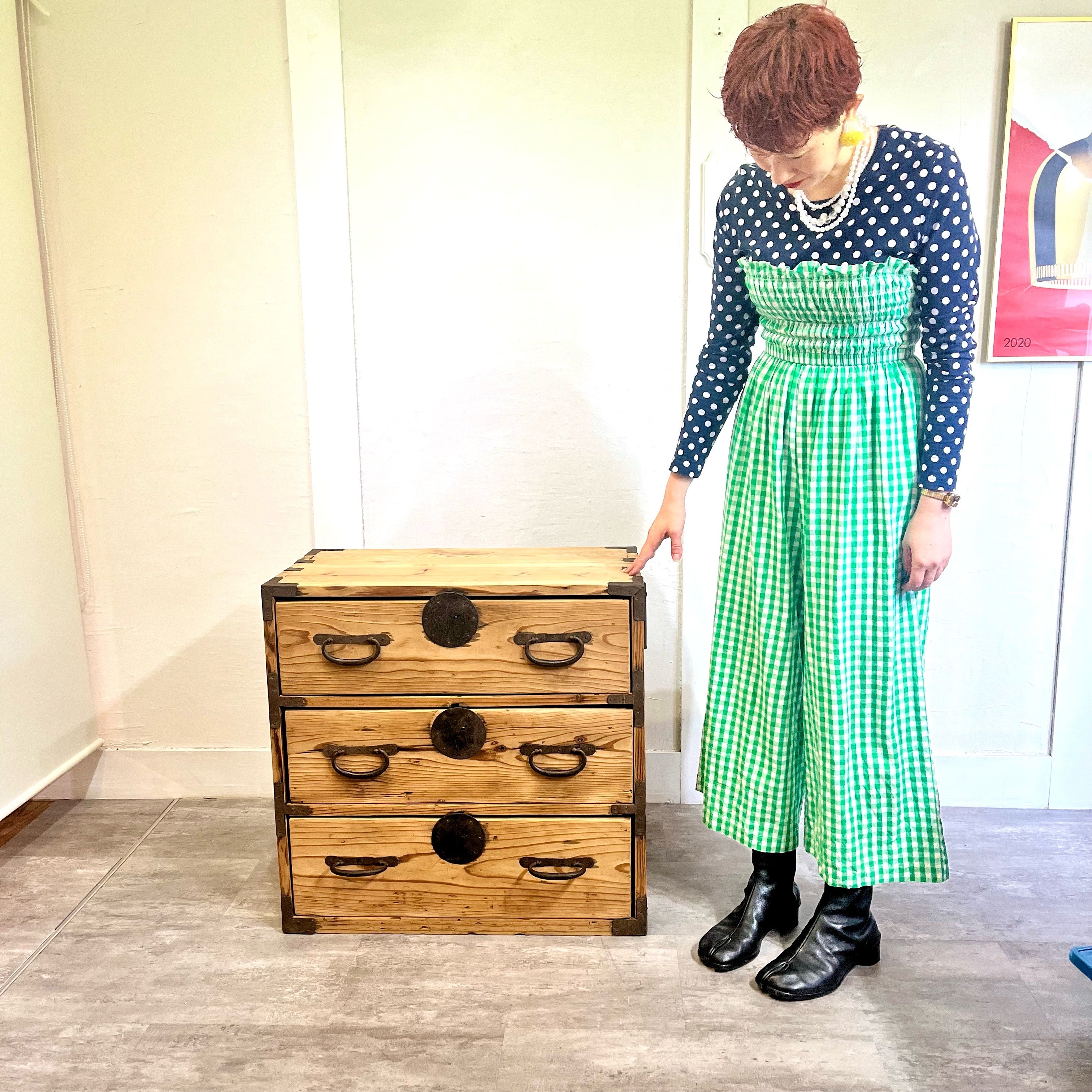 時代タンス 箪笥 和家具 レトロ 古い 古道具 和室