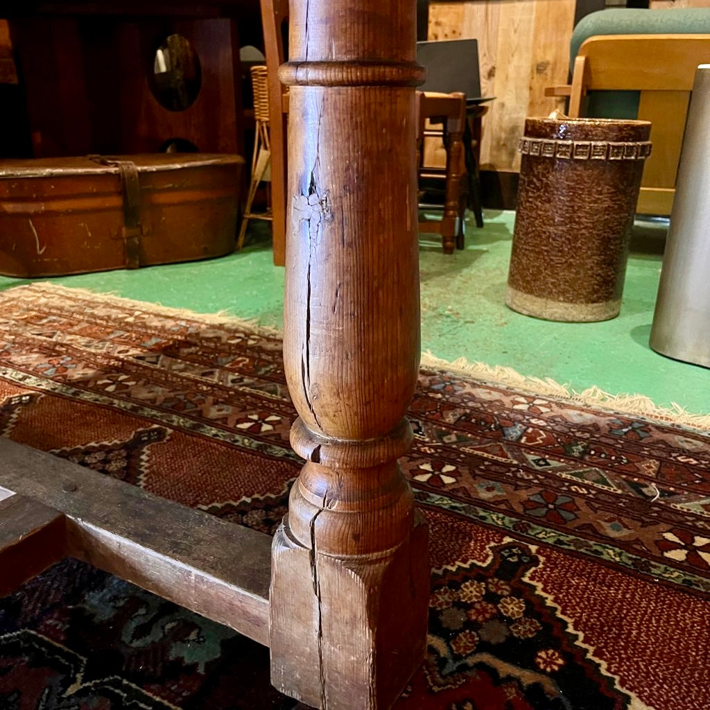 フランスアンティーク ファーマーズテーブル オールドパイン