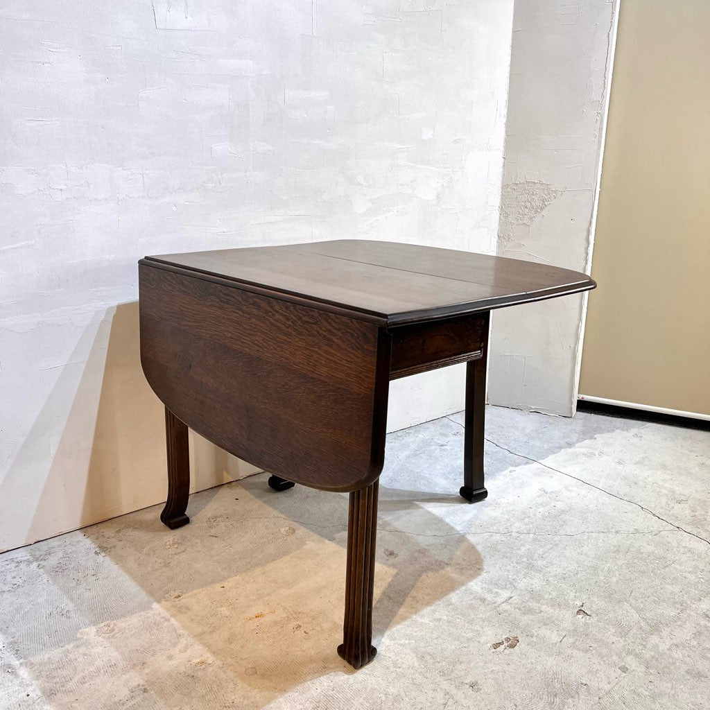 ゲートレッグ バタフライテーブル 伸長式 英国アンティーク 中古